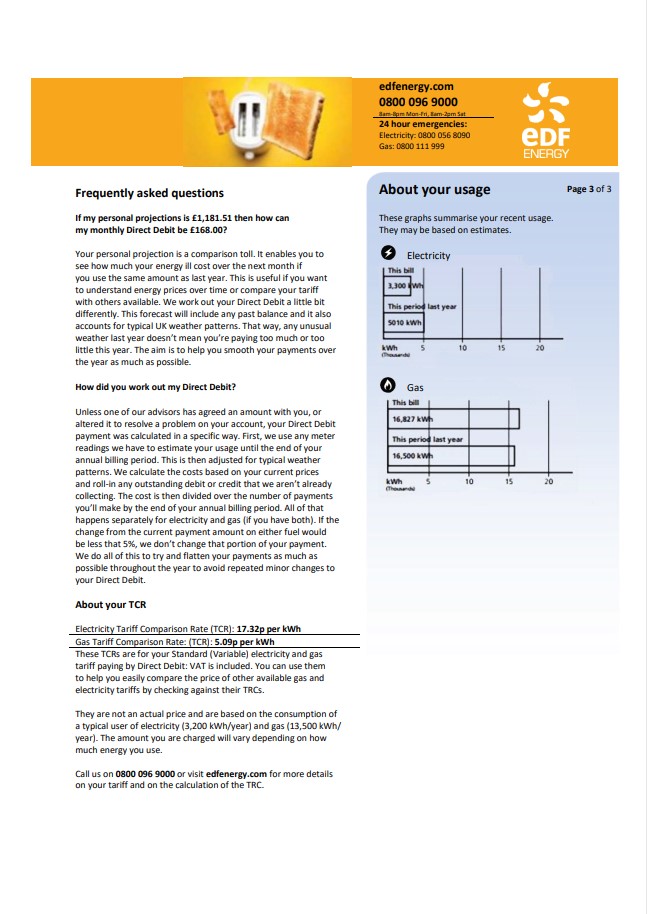  Minol USA business utility bill 